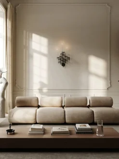 Nagel Lysestage, sort fra STOFF Nagel