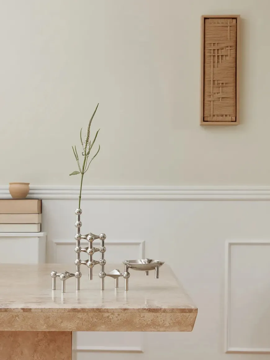 Nagel Lysestage, sort fra STOFF Nagel