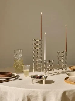 Nagel Lysestage, sort fra STOFF Nagel