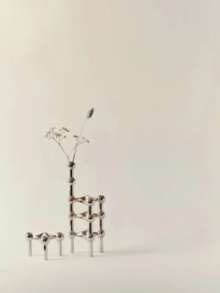 Nagel Lysestage, sort fra STOFF Nagel