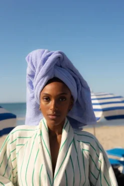 Naram badekåbe, Dazzling Blue & Rose fra Bongusta