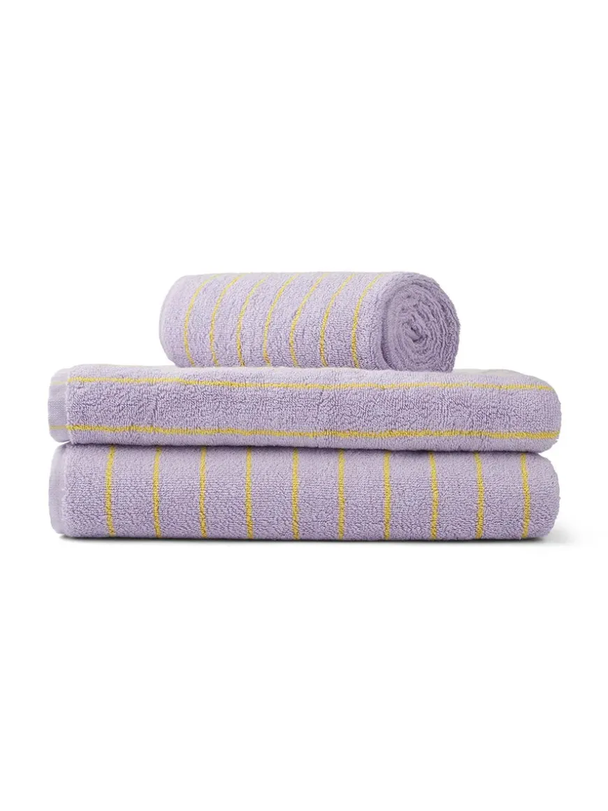 Naram towel - Creme & Ink fra Bongusta