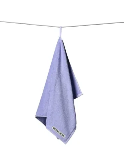 Naram towel - Lilac & Neon yellow fra Bongusta