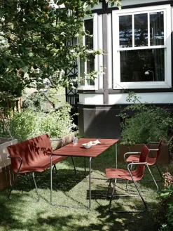 Ocean Bænk, burnt red fra Mater