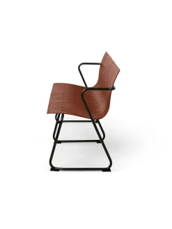 Ocean Bænk, burnt red fra Mater