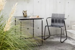 Ocean Havebord 70x70, burnt red fra Mater