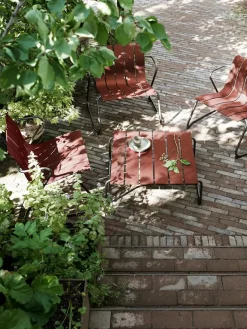 Ocean Loungestol, burnt red fra Mater