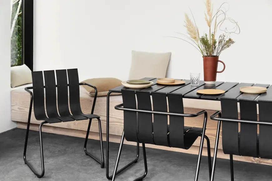 Ocean stol, sort fra Mater