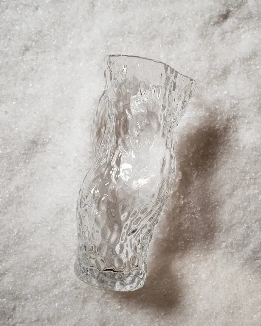 Ostrea Vase, klart glas fra Hein Studio