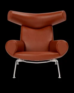 OX Chair - Cera 905 læder i Russet Brown af Hans J. Wegner