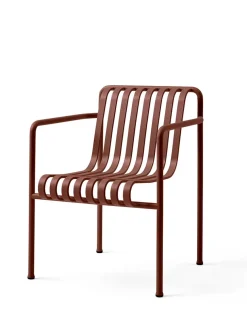 Palissade Dining Armchair, iron red fra Hay