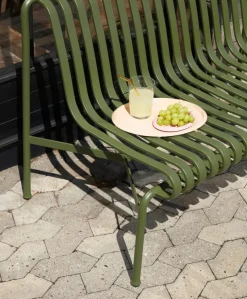 Palissade Dining Bench uden armlæn, hot galvanised fra Hay