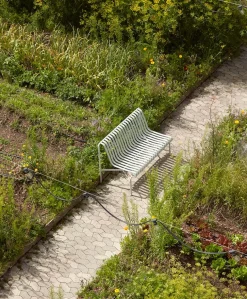 Palissade Dining Bench uden armlæn, hot galvanised fra Hay