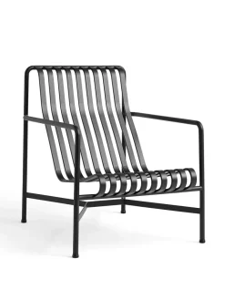 Palissade Lounge Chair High, sky grey fra Hay