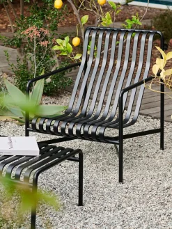 Palissade Lounge Chair High, antracit fra Hay