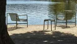 Palissade Lounge Chair Low, iron red fra Hay