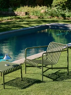 Palissade Lounge Chair Low, olive fra Hay