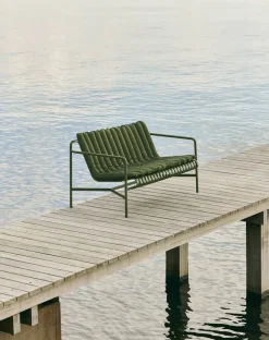 Palissade Lounge Sofa, hot galvanised fra Hay