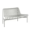 Palissade Park Dining Bench, out, sky grey fra Hay