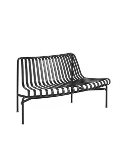 Palissade Park Dining Bench, out, sky grey fra Hay