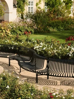 Palissade Park Dining Bench, out, antracit fra Hay