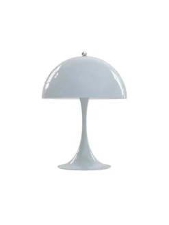Panthella 250 bordlampe, koral af Verner Panton