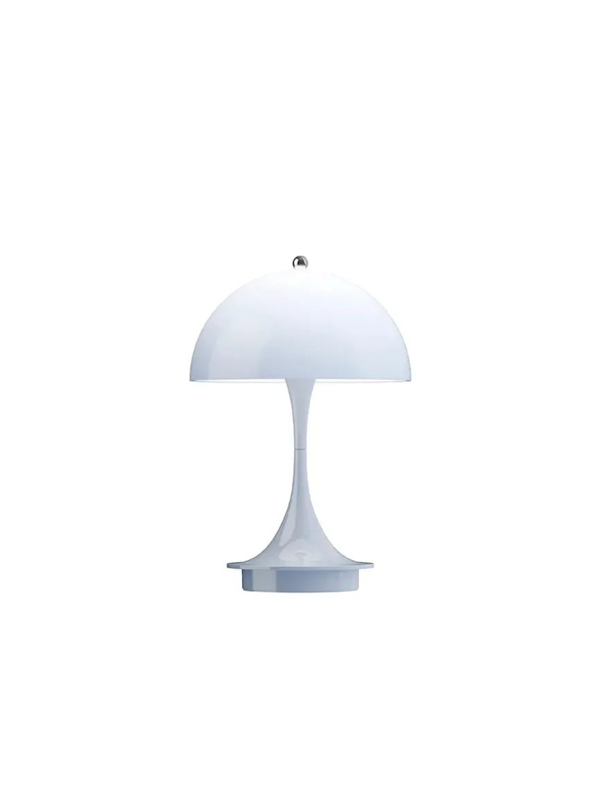 Panthella 160 Portable V3, opal pale blue af Verner Panton