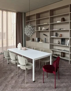 Panton Move spisebord, White af Verner Panton