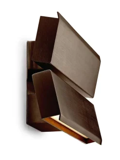 Papilio Double Væglampe, browned brass fra Anour