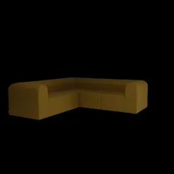 Paradigm 3-personers sofa med pouf venstre fra Montana