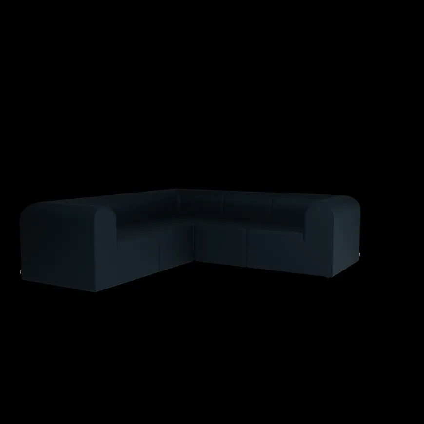 Paradigm 3-personers sofa med pouf venstre fra Montana