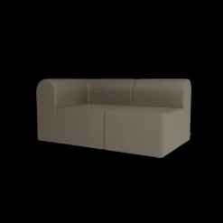Paradigm 3-personers sofa med pouf venstre fra Montana
