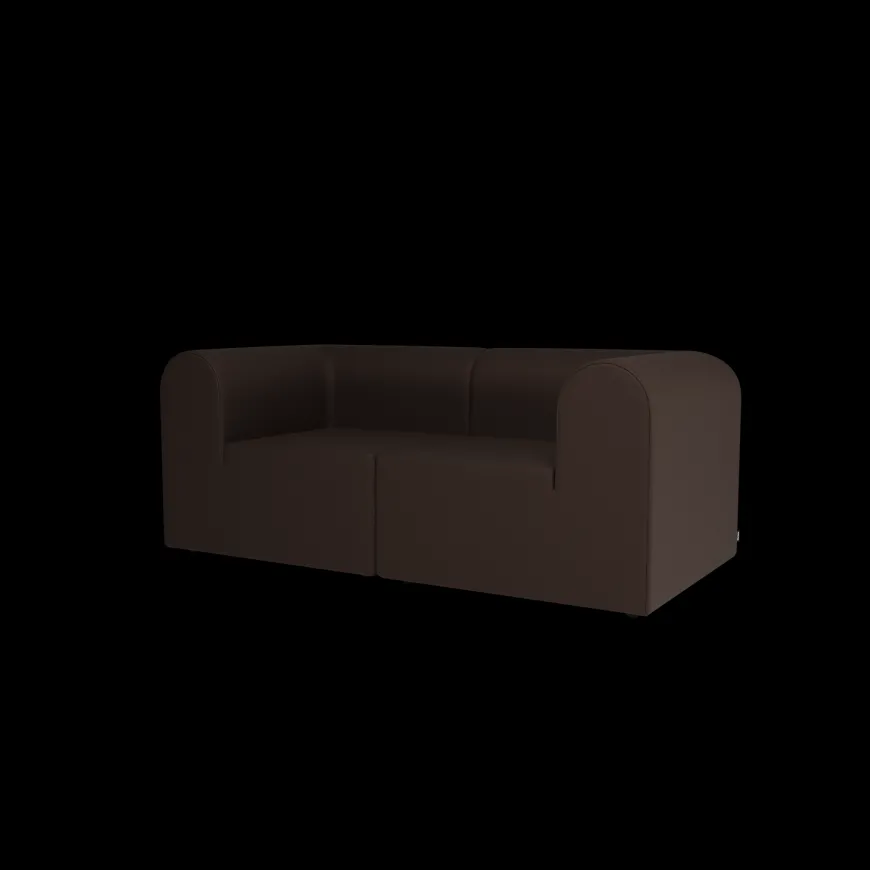 Paradigm 3-personers sofa med pouf venstre fra Montana