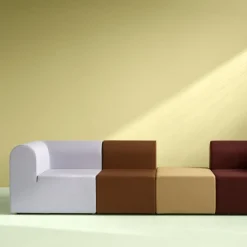 Paradigm 3-personers sofa med pouf venstre fra Montana