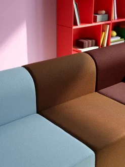 Paradigm 3-personers sofa med pouf venstre fra Montana