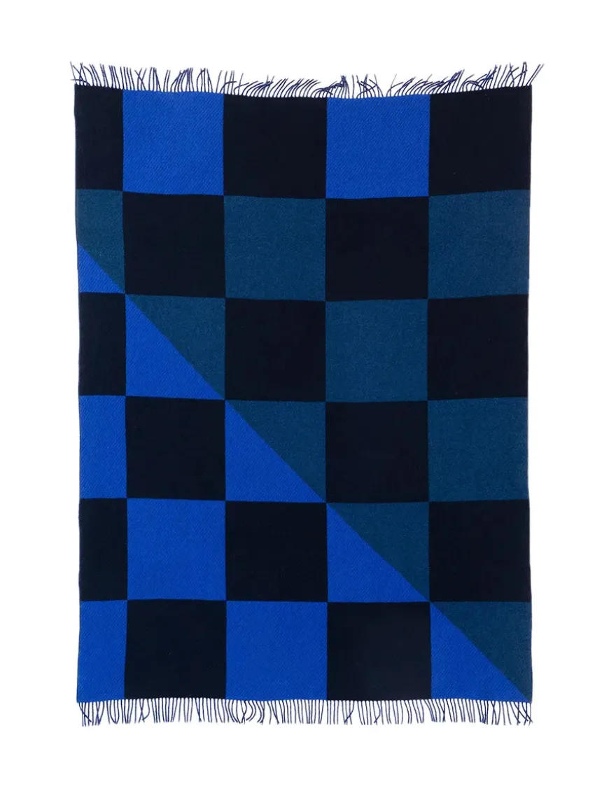 Patch Plaid, blue/green/navy fra raawii