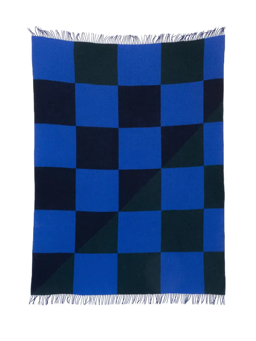 Patch Plaid, blue/green/navy fra raawii