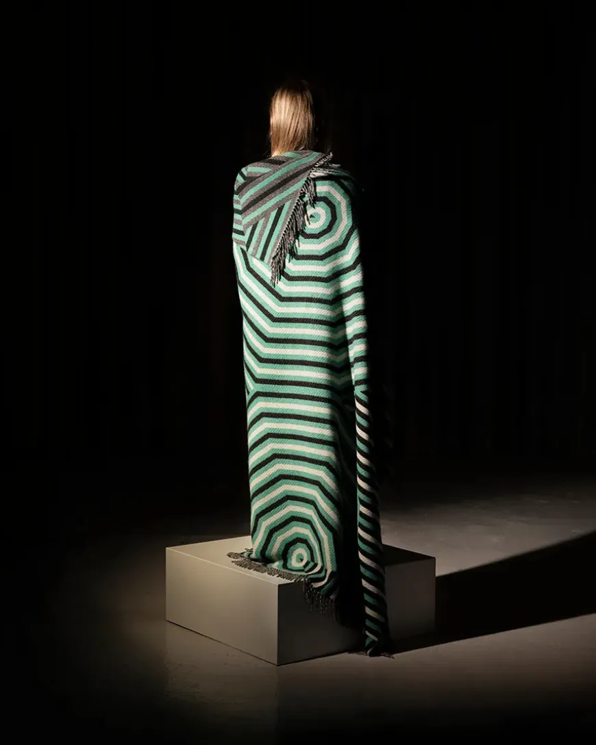 Patch Plaid, blue/green/navy fra raawii