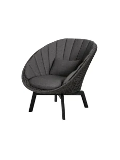 Peacock Loungestol, Soft Rope m/ben i alu fra Cane-line