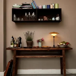 PH 3½-2½ Bordlampe, grøn af Poul Henningsen