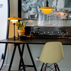 PH 3½-2½ bordlampe, hvid af Poul Henningsen