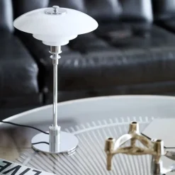 PH 2/1 Bordlampe, messing metalliseret fra Louis Poulsen