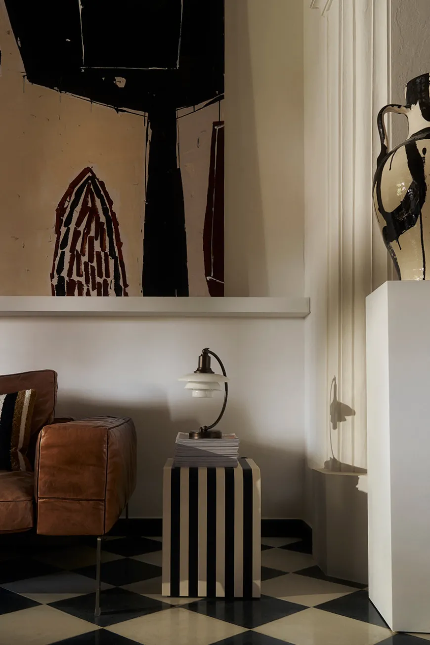 PH 2/2 Luna Bordlampe, Aged Brass fra Louis Poulsen