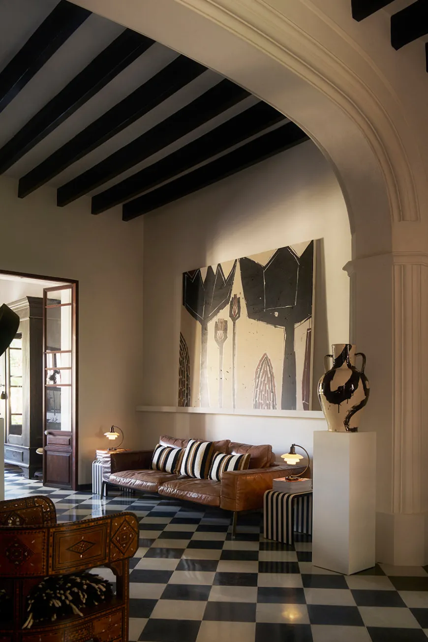 PH 2/2 Luna Bordlampe, Aged Brass fra Louis Poulsen