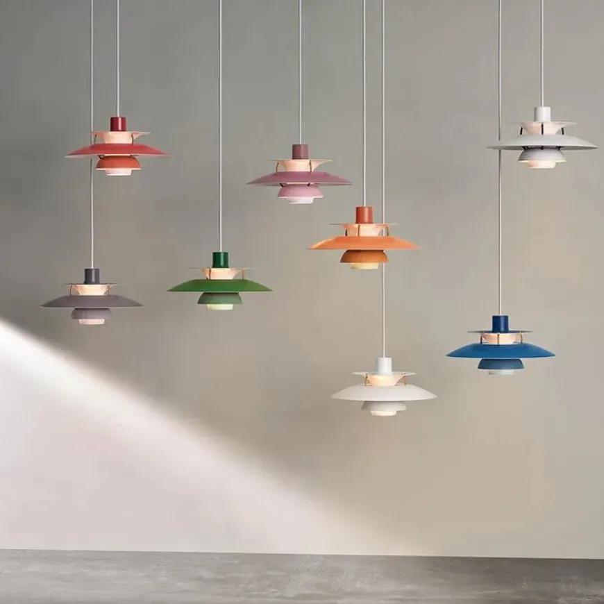 PH 5 Mini Pendant, Monochrome Burgundy af Poul Henningsen