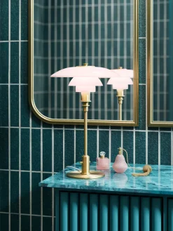 PH 3/2 Pale Rose Bordlampe fra Louis Poulsen