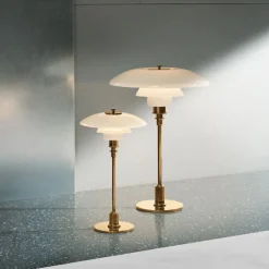 PH 2/1 Pale Rose Bordlampe fra Louis Poulsen