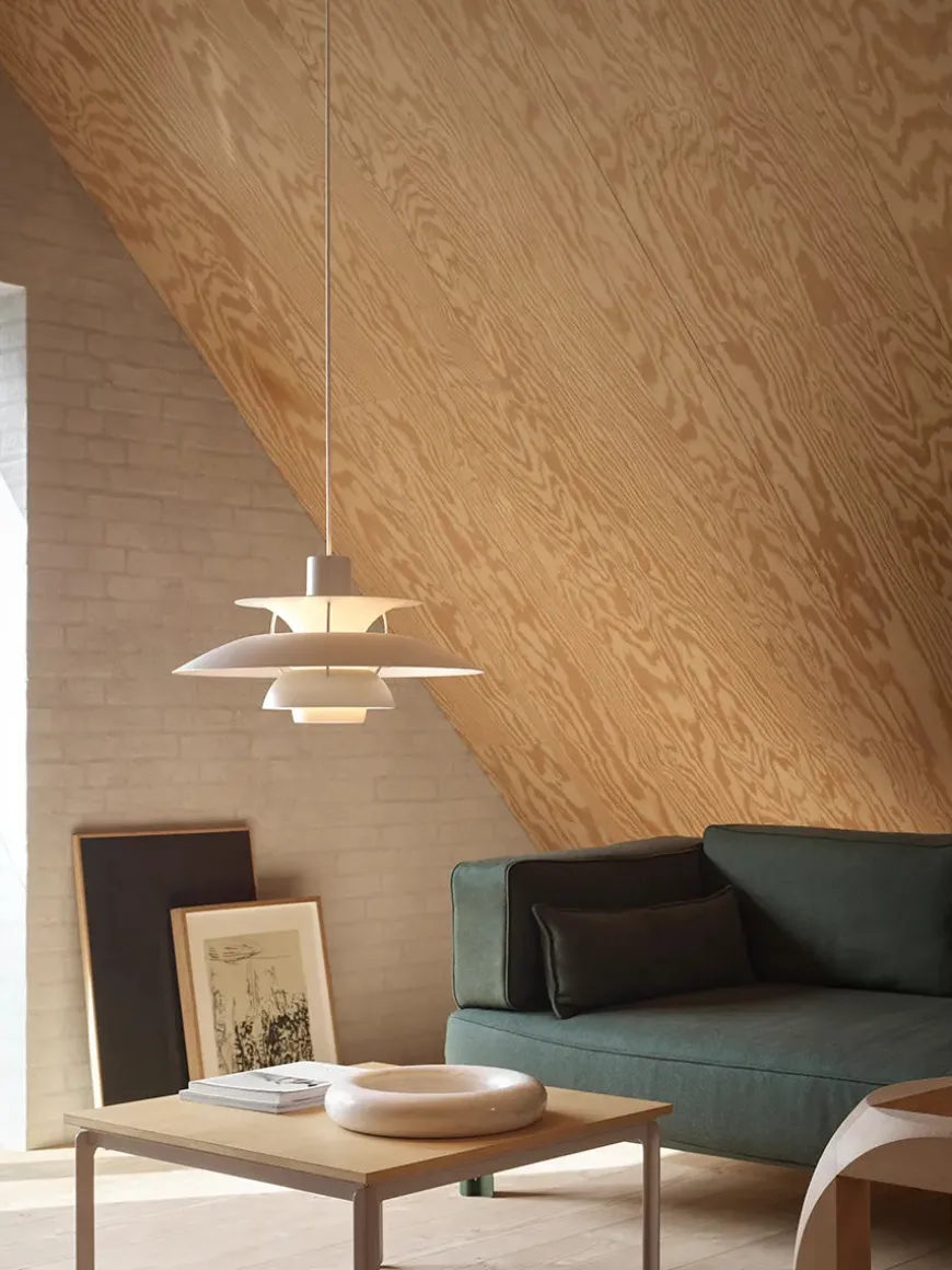 PH 5 Pendant, Monochrome Dusty Indigo af Poul Henningsen