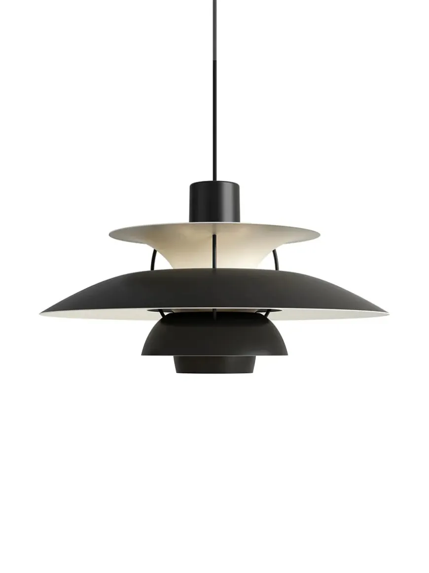 PH 5 Pendant, Monochrome Dusty Indigo af Poul Henningsen