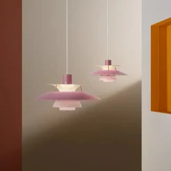 PH 5 Pendant, Monochrome Pale Blush af Poul Henningsen